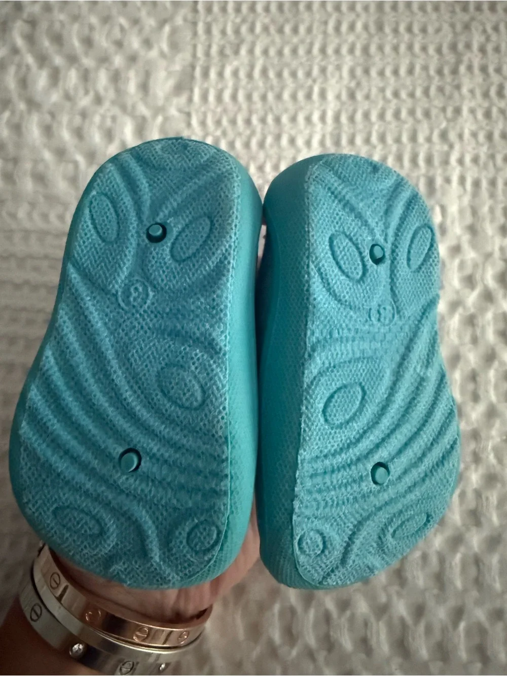Gymboree Girls Blue/Pink Slip-On Water Shoes for Water Sports, US Size 3